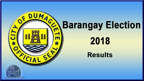 barangay election 2018 results